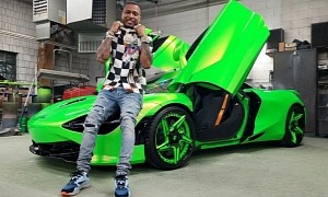 YouTuber C.J. Changes the Looks of His McLaren 720S Again, It's Now Flashy Green