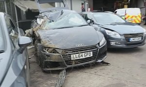 YouTuber ComedyShortsGamer Gets 9 Stitches, Totals Audi TT