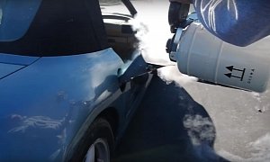 YouTuber Fills BMW Z3 Gas Tank with Liquid Nitrogen, Goes For a Drive
