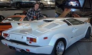 YouTuber's Lamborghini Countach Rewards One Year Of Ownership With Mysterious Leak