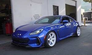 YouTuber Takes Delivery of JDM STI Performance Kit for 2022 BRZ (Zero Performance Value)