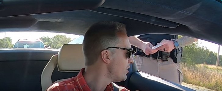 YouTuber gets caught speeding in brand new Lamborghini Gallardo