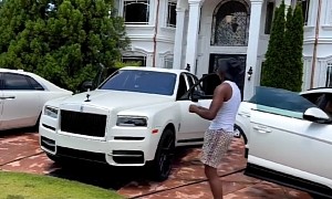 Yung Bleu Shares Security Footage of Thief Trying to Steal His Rolls-Royce Cullinan