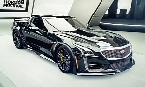 Z06 Corvette x CTS-V Mashup Imagines Beastly Carbon Fiber Caddy XLR-V Revival