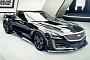 Z06 Corvette x CTS-V Mashup Imagines Beastly Carbon Fiber Caddy XLR-V Revival