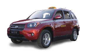 ZAP Electric Taxi Unveiled in Beijing