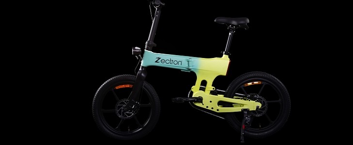 Zectron folding e-bike 