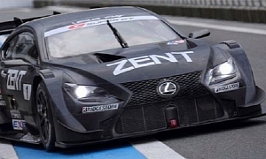 Zent's Lexus LF-CC GT500 Looks Even Menacing in Carbon Black
