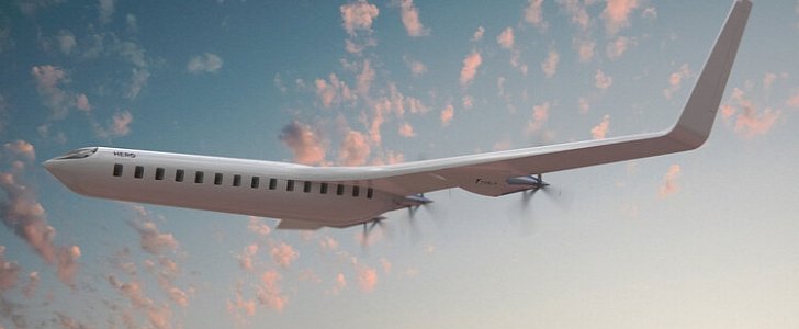 HER0 concept passenger plane: zero emissions, with focus on efficiency