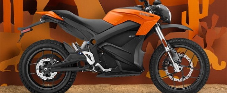 The limited-edition DSR motorcycle in Orange
