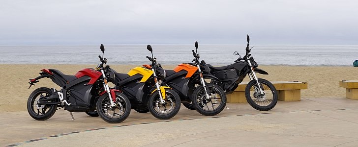2015 Zero Motorcycles lineup