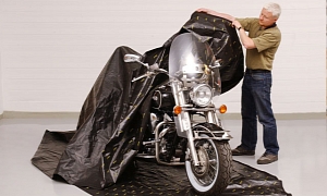 Zerust, the Rust-Inhibitor Motorcycle Cover