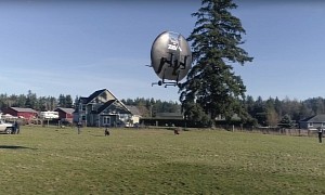 Zeva's Flying Saucer Is Back, This Time With Video Proof That It Can Stay in the Air