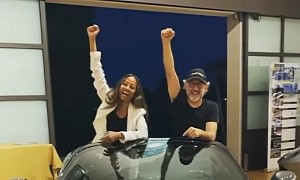 Zoe Saldana Jokes About Possible Fast and Furious Role From Inside a Ferrari SF90 Spider