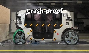 Zoox Showcases Robotaxi Safety Features, Here's How It Withstands a Crash Test