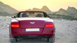 BENTLEY Continental GTC V8 driving off the road