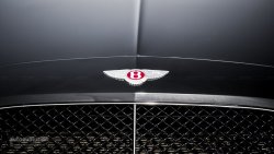 Bentley badge on Continental GT V8