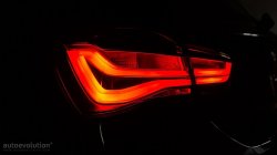 2015 BMW 1 Series Facelift taillight at night