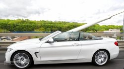 BMW 4 Series Convertible speeding
