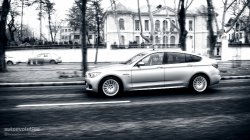 2015 BMW 5 Series Gran Turismo black and white