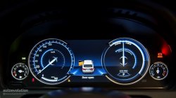 2015 BMW 5 Series Gran Turismo digital display in ECO PRO mode