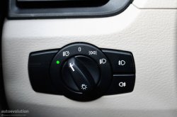 BMW X1 headlight control knob