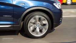 2015 BMW X3 wheels in motion