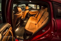 BMW X4 interior lighting: rear