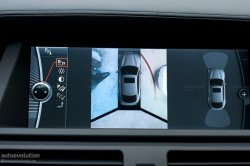 BMW X6 ActiveHybrid rear view cameras display