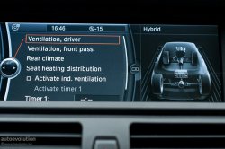 BMW X6 ActiveHybrid iDrive screen
