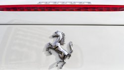 Prancing Horse Badge on Ferrari 458 Spider