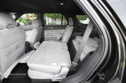 2014 FORD Explorer 2nd row seats folded