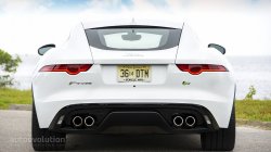 2015 Jaguar F-Type R Coupe rear end 