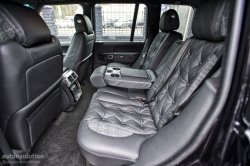 KAHN Range Rover Harris Tweed Edition rear seats