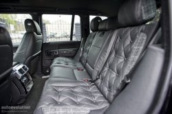 KAHN Range Rover Harris Tweed Edition interior - rear