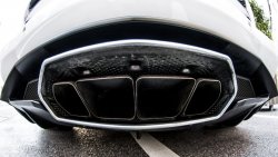 Lamborghini Aventador exhaust closeup