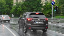 2016 Mazda CX-5 driving in the rain