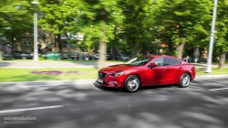 2016 Mazda6 accelerating