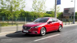 2016 Mazda6 driving in the city