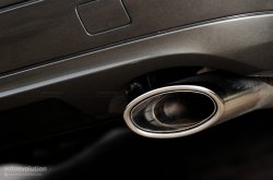 Mercedes Benz E 350 CDI Coupe exhaust tip