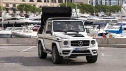 MERCEDES G-Class Cabriolet roof in action