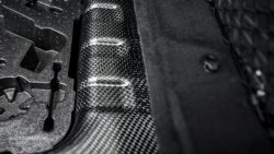 MERCEDES-BENZ S63 AMG carbon fiber spare wheel mount