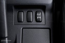 Mitsubishi Lancer Sportback Ralliart AWC button
