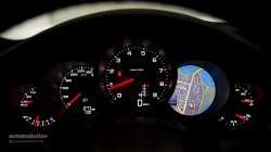 2015 PORSCHE 911 Targa dashboard instruments at night