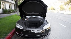 TESLA Model S front trunk
