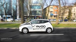 2015 Toyota Aygo X-Wave in the city