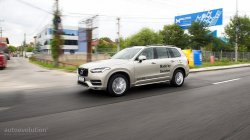 2016 Volvo XC90 on the road
